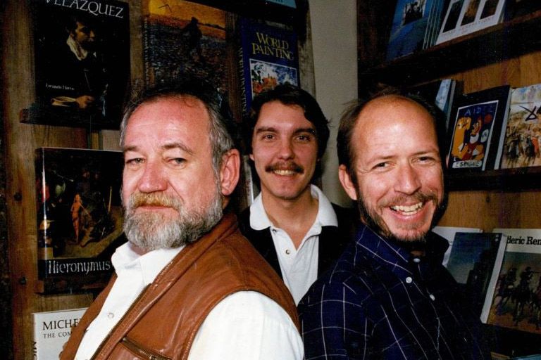 James with Jim Crumley and John Katzenbach